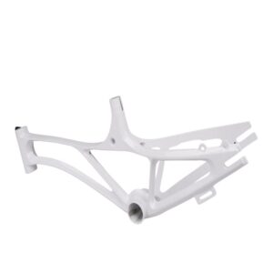 Suporte de bicicleta fabricado com liga de magnésio AZ91 fundida sob pressão.