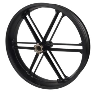 um cubo de bicicleta de magnésio fundido sob pressão