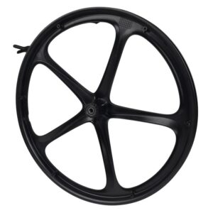 a Magnesium die casting bike hub powder coated finish