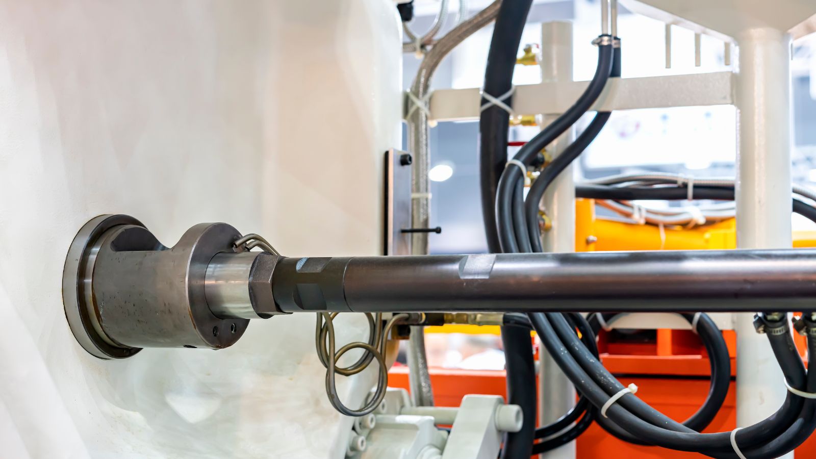 the plunger system of a die casting machine
