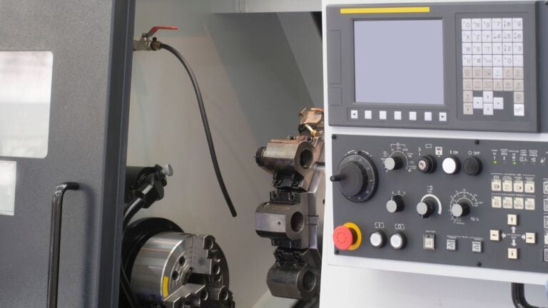 a CNC machine for post casting machining