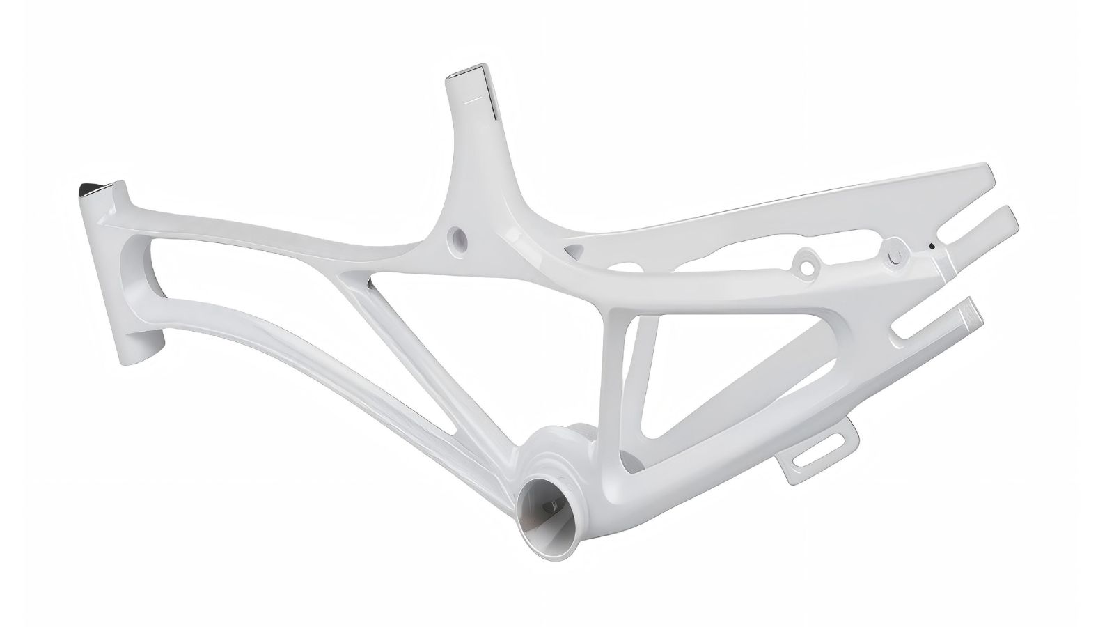 a one-piece magnesium die casting bike frame