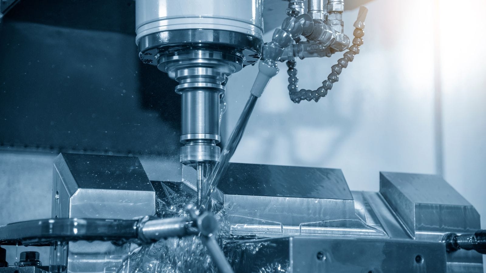 the CNC process of mold production