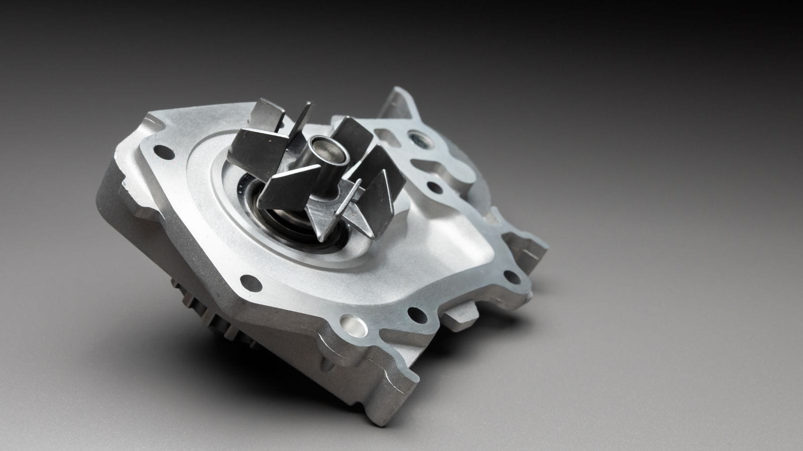 an aluminum die casted rotor