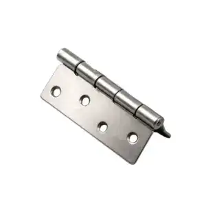 High-quality stainless steel door hinge designed for mold and industrial applications, ensuring durability and smooth operation.