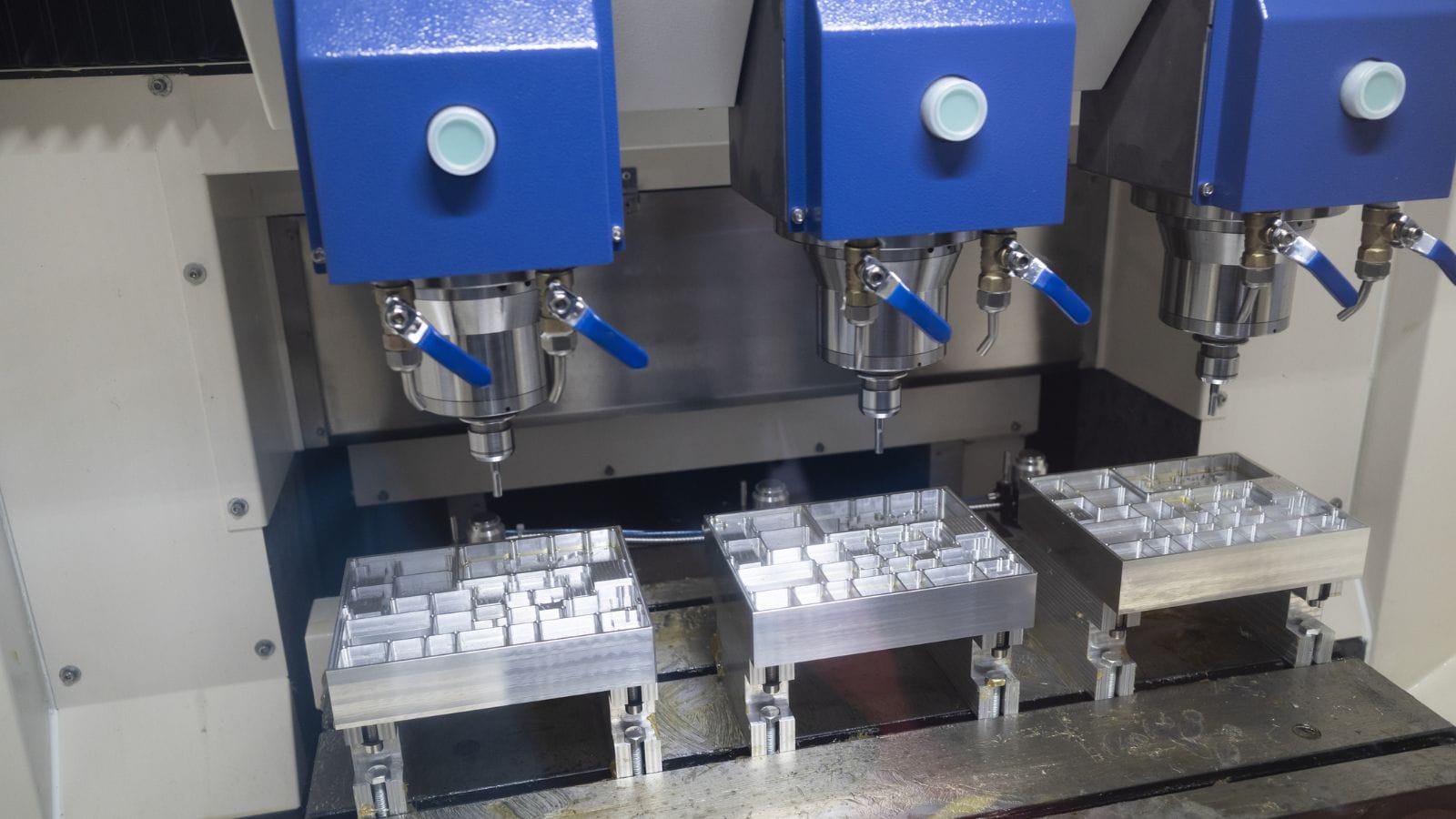 post machining of die casted aluminum parts